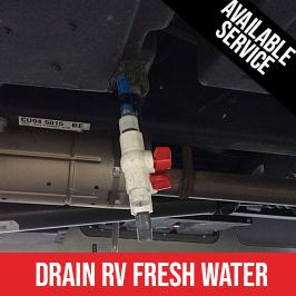 Drain RV Fresh Water