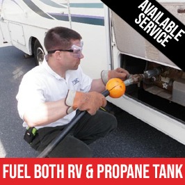 Fuel up RV or Propane