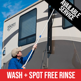 RV Wash + Spot Free Rinse