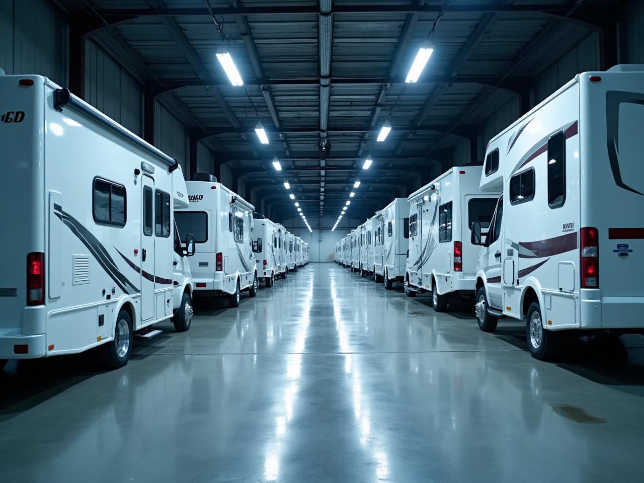 24/7 Motorcoach Indoor Storage Las Vegas - Climate Controlled RV Storage