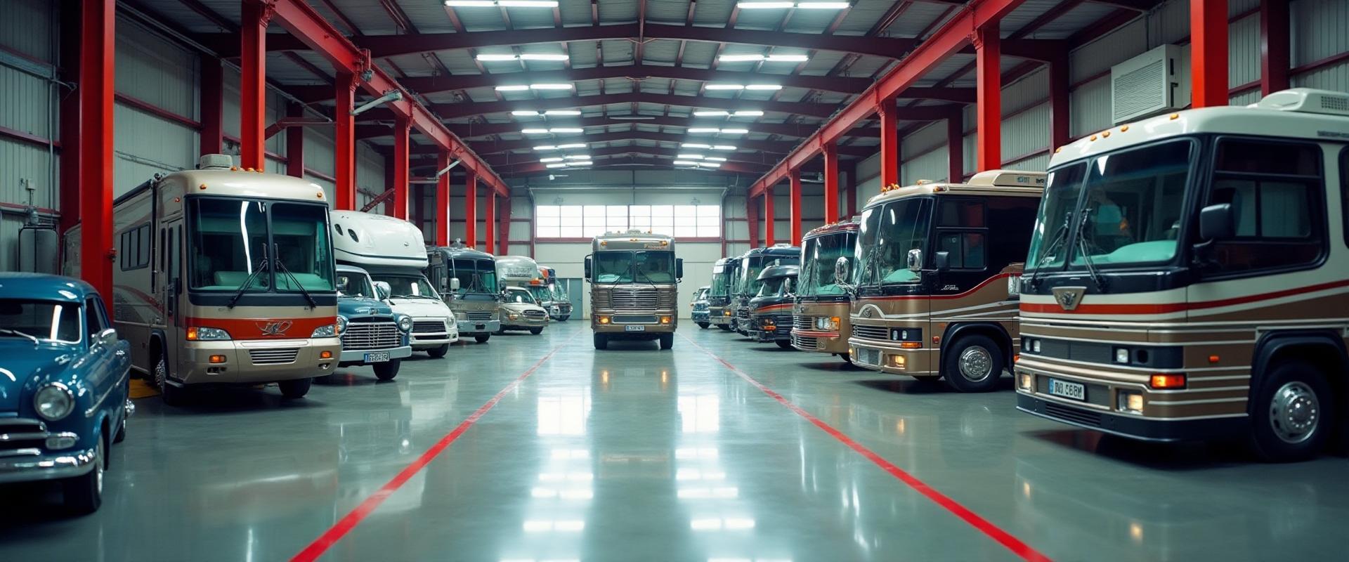 Indoor RV Storage Las Vegas From $185/mo | 24/7 Motorcoach